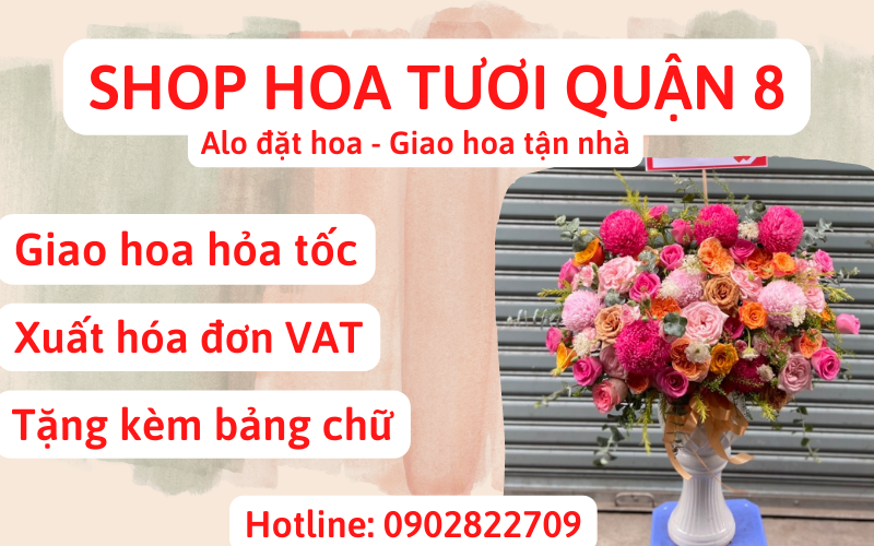 shop hoa tươi quận 8