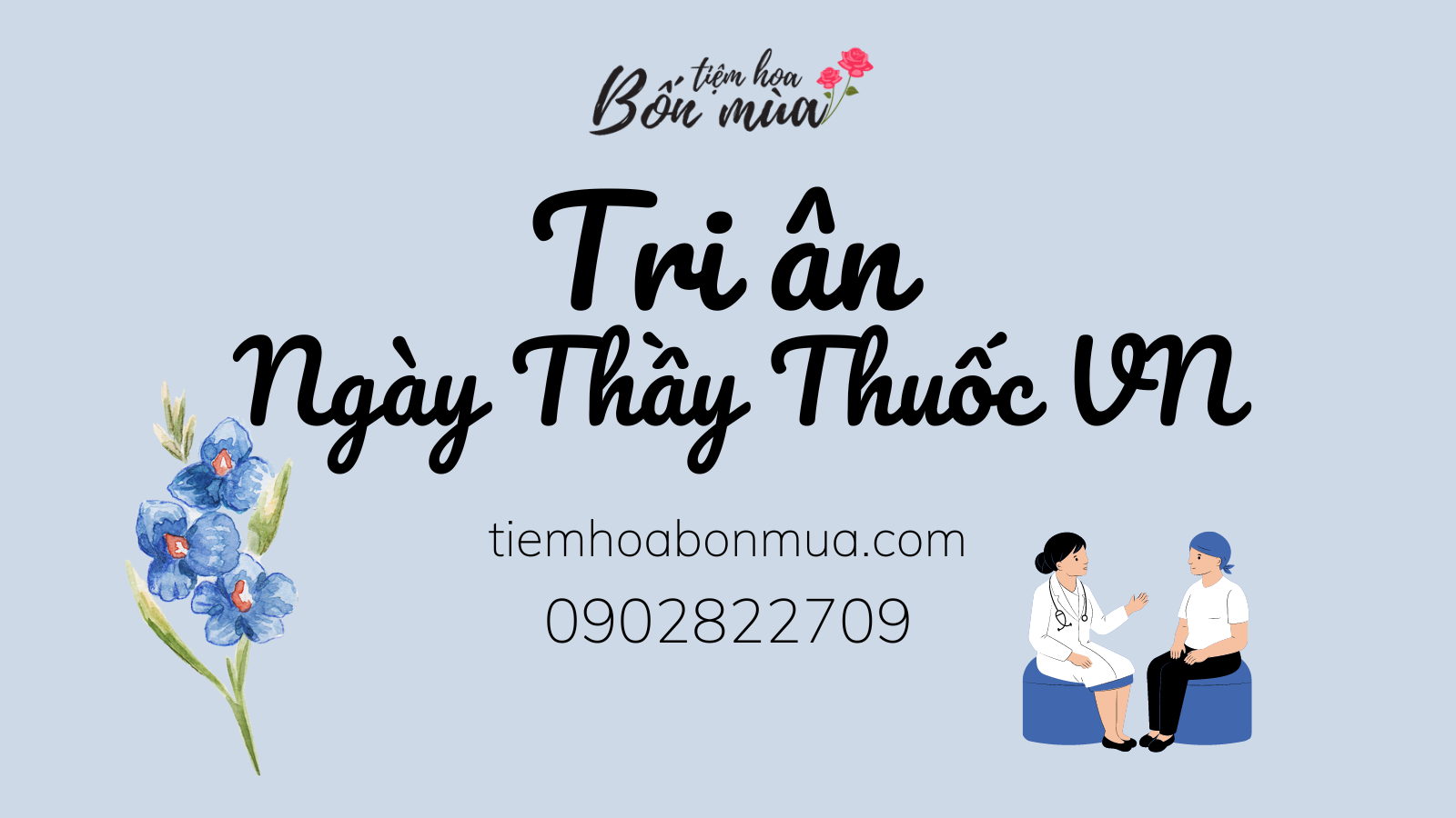 hoa tặng ngày Thầy thuốc