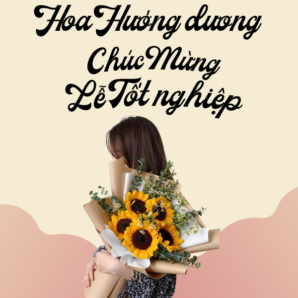 hoa hướng dương tặng tốt nghiệp